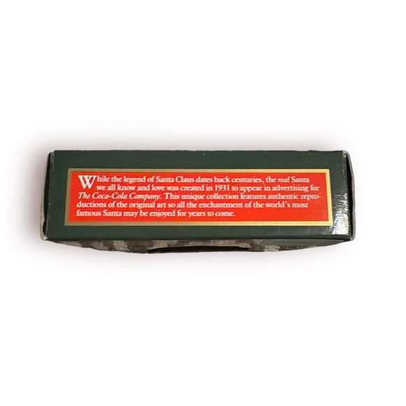 Coca Cola Trim A Tree Collection Vintage Christmas Ornament‎ Bottle Cap Santa - Picture 4 of 4